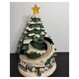 Battery operated holiday tree with train14'H