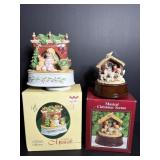 Christmas themed music boxes
