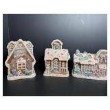 Decorative lighted ginger bread houses 7'H