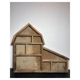 Wooden barn shelf 27' x 23.5'