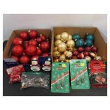 Vtg Christmas ornaments & replacement bulbs ...