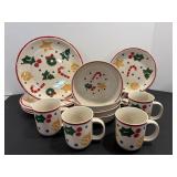 Vtg Libbey dinnerware 4 place setting - minus...