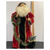 Vtg Christmas tree toppers Santa's 24' tall