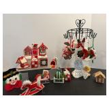 Vtg Christmas ornaments handmade