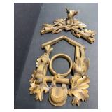 Vintage German Cuckoo Clock Parts