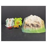 Vintage Battery Operated Puzzle Vehicle & Tunnel