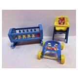 Remco Sweet April Doll, Cradle, Walker & Misc