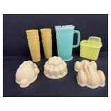 Vintage Tupperware, Jello Molds & Bisscraft of