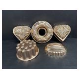 Vintage Copper Molds