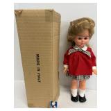 Vintage School Girl Doll Furga Italy