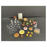 Vintage Lundby Doll House Silverware & Misc
