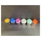 Vintage German EMKA Anodized Aluminum Cups 1.75'H