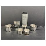 Sifter, Grater, Measuring Pans & Misc