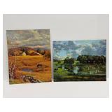 Vintage Litho 11x14  Paintings