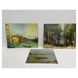 Vintage Litho 8x10 & 11x14 Paintings