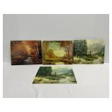 Vintage Litho 8x10  Paintings