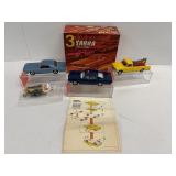 Vintage Sabra Do It Yourself 3 Die Cast Models