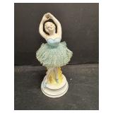 Vintage Ballerina Figurine with lace Tutu