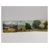 Vintage Litho 8x10  Paintings