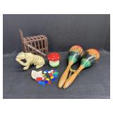 Maracas, Tiddly Winks, & Misc toys