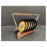 Vintage Coasters & Carrier