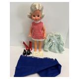 Vintage Doll 14'H Furga Italy