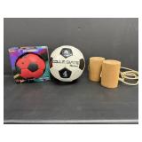 Soccer Balls & Homemade Stilts