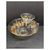 MCM Serving Bowl Set with Toothpick Holder