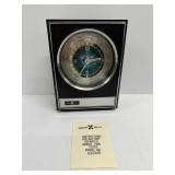 Vintage Howard Miller World Time Mantel Clock