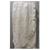 Vintage Bates Bed Spread 92'x106' Stained