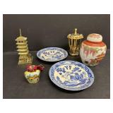Ginger Jar, Incense Burner, Bell & Misc