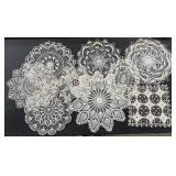 10 Vintage 9'-17' (various) Dia Doilies