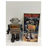 Vintage Battery Operated Piston Robot 10'H