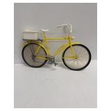Vintage Mattel Barbie Yellow Bicycle 7777