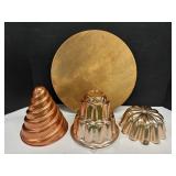 Vintage Jello Molds & Carving Board