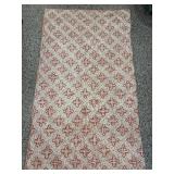 Vintage Hofman Super Tuft Blanket 88'x104' stained