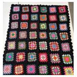 Vintage 36'x34' Afghan