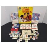 Vintage Stamp Collecting Materials &Various Stamps