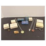 Avon Keyrings, Money Clips, Tie Tacks & Necklaces