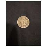 1864 Indian Head Bronze Coin USA