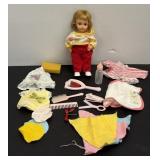 Vintage 6" Doll & Clothes