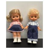 Vintage 9" Italian Dolls