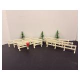 Vintage Plastic Trees & Fencing