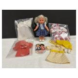 Vintage Italian Lella 3121 Lulu 3122 Furga Dolls
