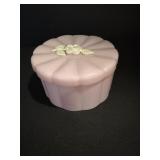 Vintage Menda Pink Plastic Powder Box