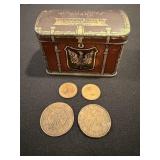 1920 China Republic 10Cash, 1962/64 Canadian Coins