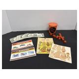 Play Money, Stickers & Spill & Spell Game