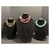 Vintage Necklaces with Matching Earrings