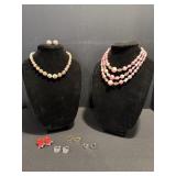 Necklaces & Clip/Screwback Earrings