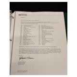 Binder of 1st Day Issue Stamps1/14/2013-11/28/2013